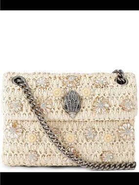 Kurt Geiger London
Raffia Flower Embellished Mini Kensington Convertible Crossby